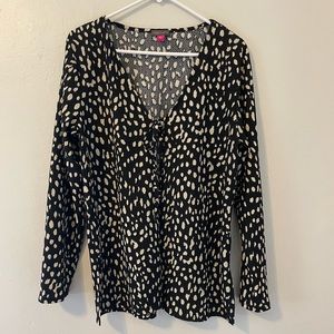 Vince Camuto Tie Front Top